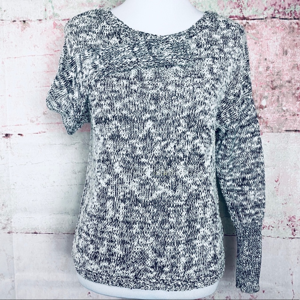 Rock & Republic‎ Black/White Sequined Sweater